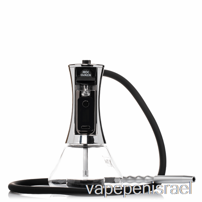 חד פעמי Vape Israel Xtra Hok Clouds ערכת נרגילה אלקטרונית כסף